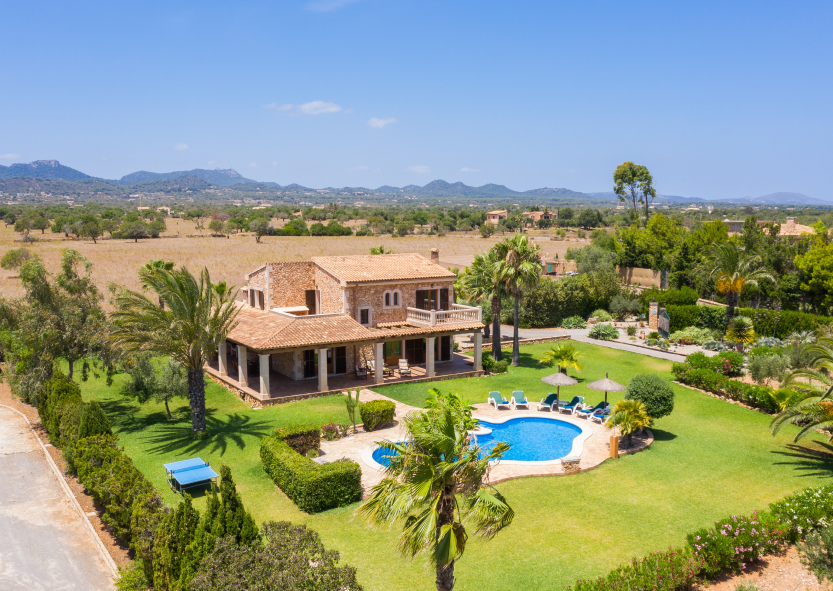 villa con vistas al mar